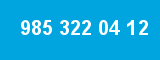 985 322 04 12